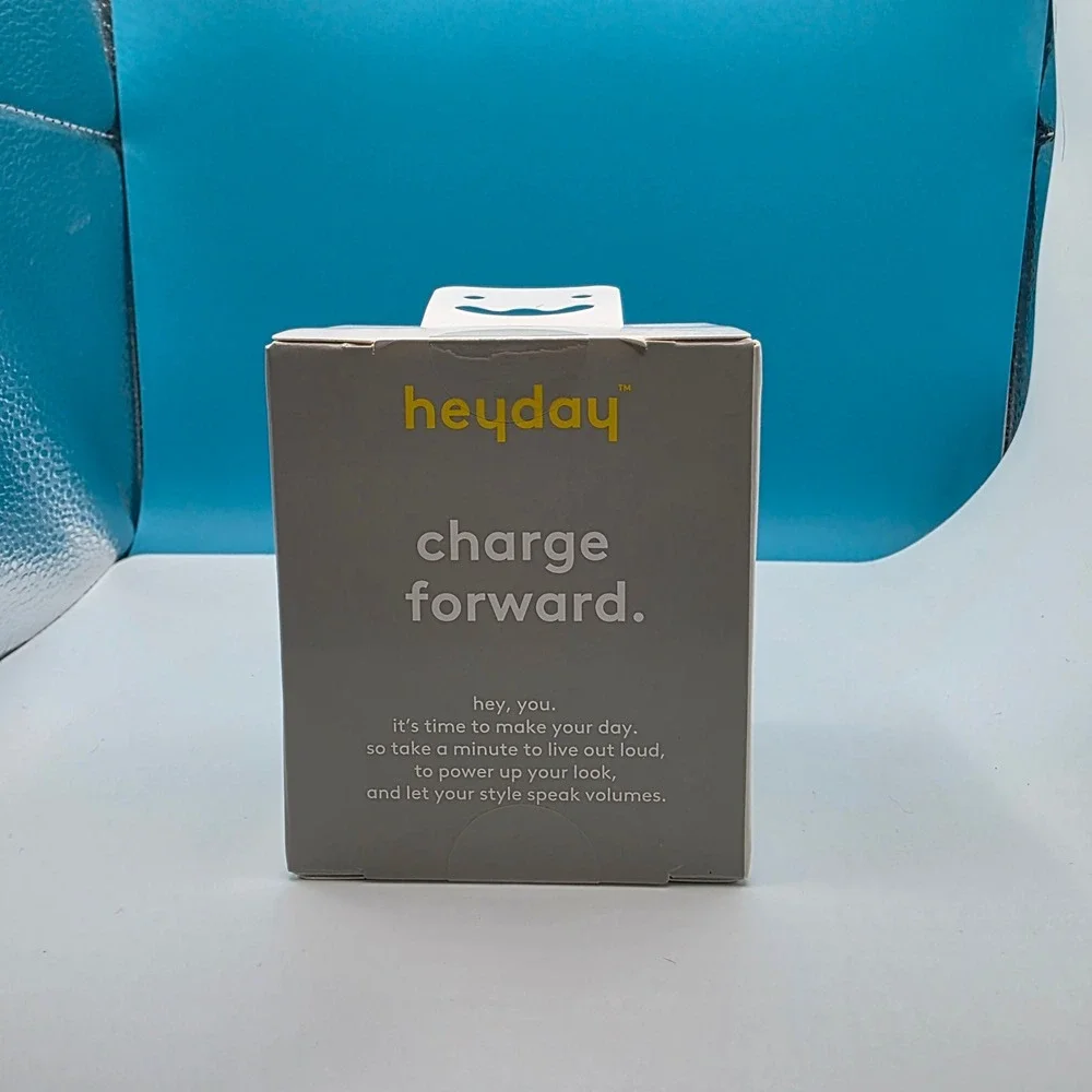 Heyday Black Agate Wall Charger with Power Delivery USB C USB A‎